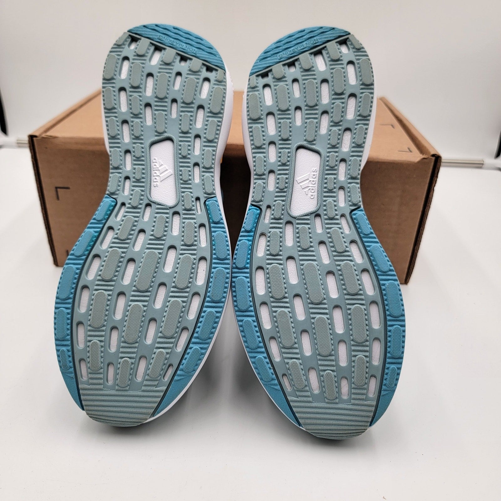 Adidas Mens RapidaSport Blue Running Shoes Sz 5 HP6126
