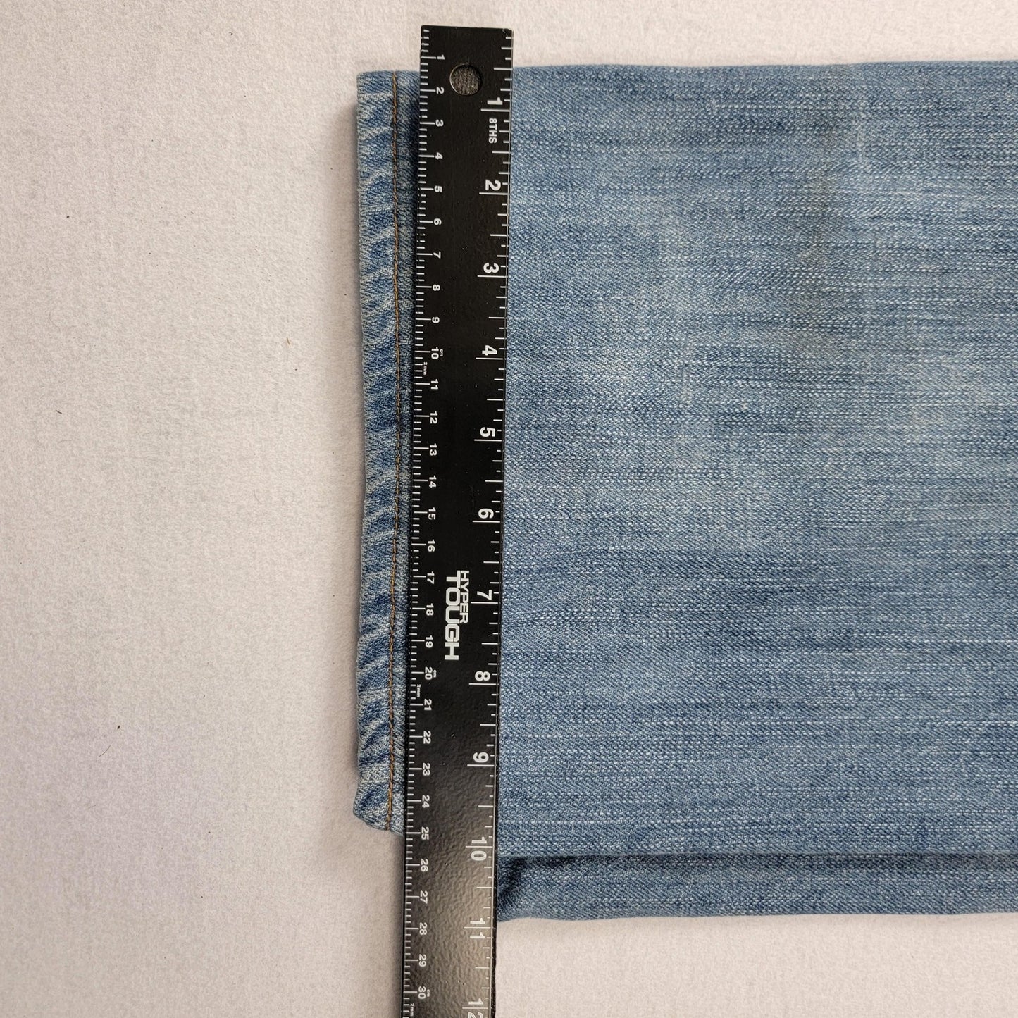 Moschino Jeans Jeans Mens 36 Blue Denim Straight Leg Peace Sign Back Pocket 119110