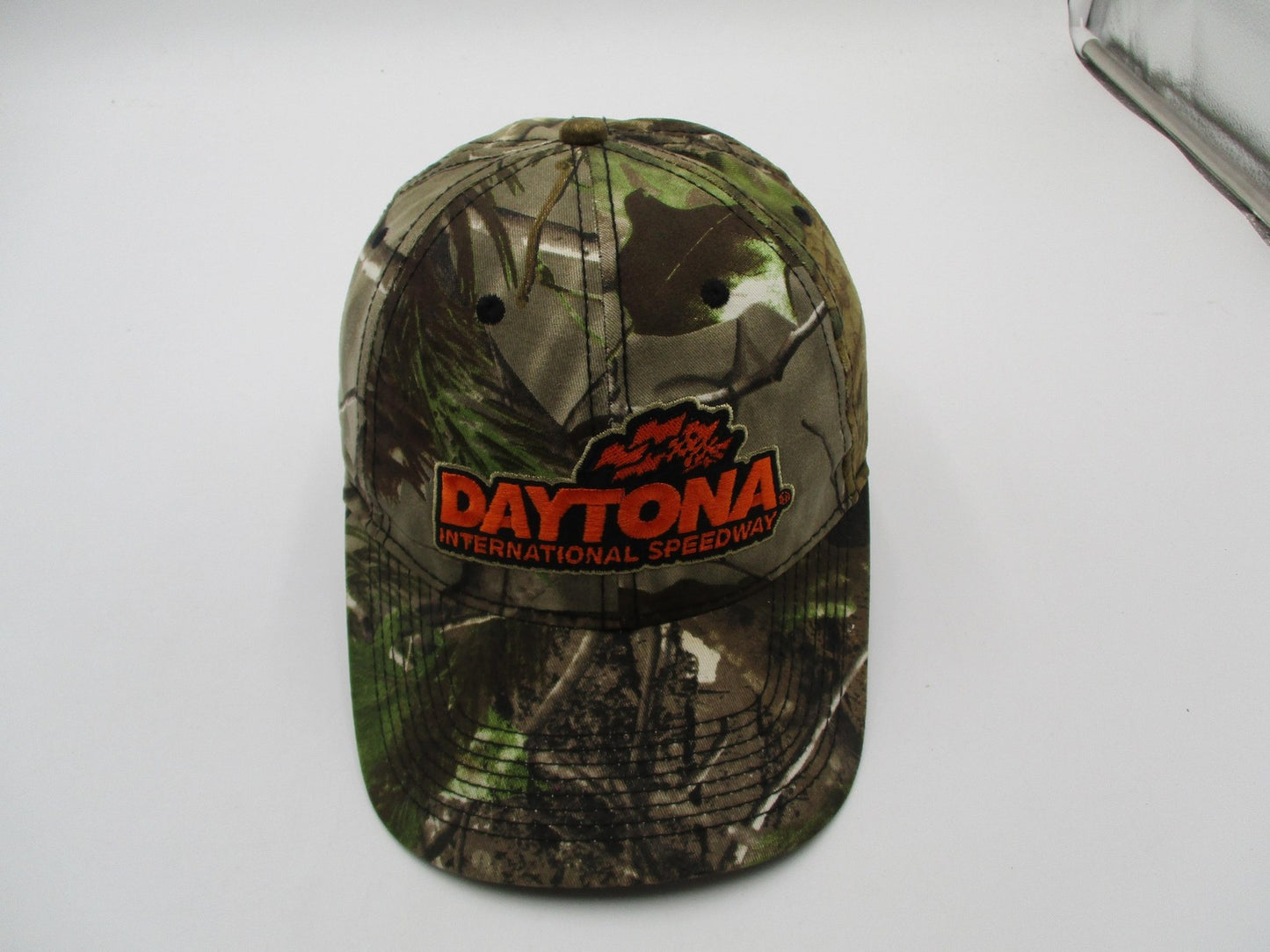 Daytona International Speedway Hat Cap Strap Back One Size Camo NASCAR Mens2
