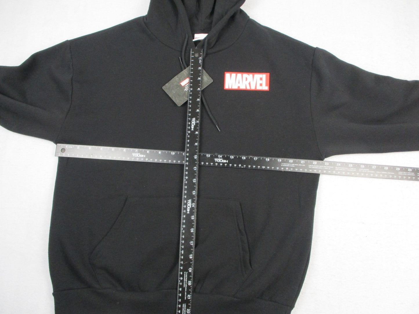 Marvel Hoodie Mens Medium Black Amazing SpiderMan Graphic Pullover New