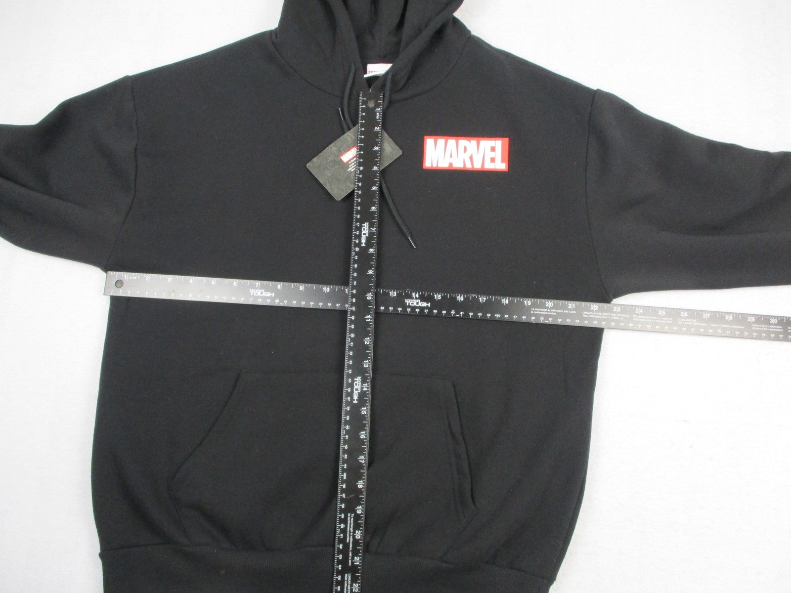 Marvel Hoodie Mens Medium Black Amazing SpiderMan Graphic Pullover New