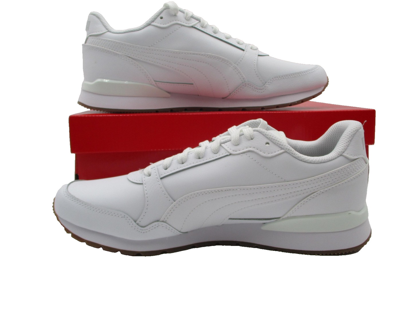 Puma ST Runner V3 L Shoes Mens Size 11 White Gum Sneakers SoftFoam+ 384855051
