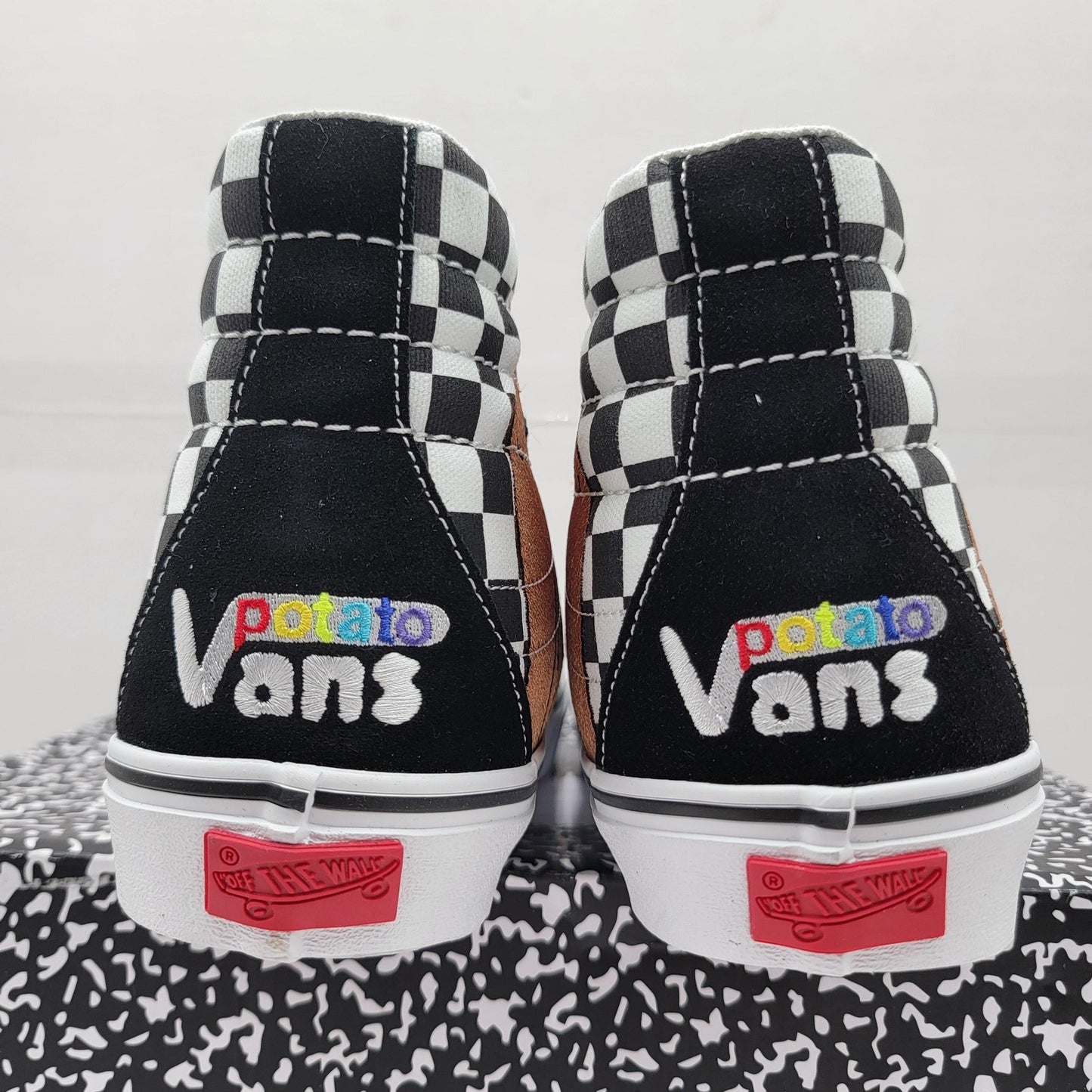 Vans Sk8Hi Vr3 Lx Shoes Mens Size 11 Checkerboard Potato Hand Vault EcoCush4