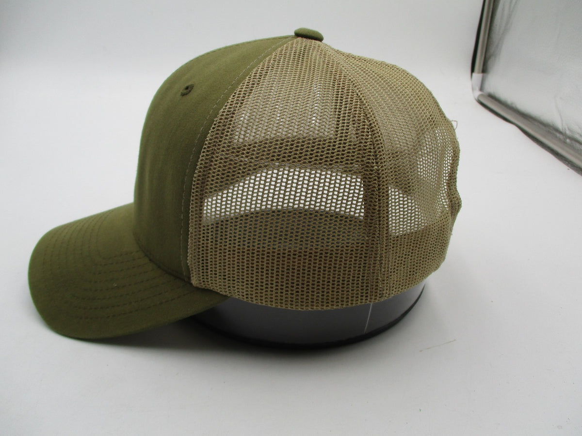 Osprey Hat Cap Snap Back Mens One Size Green Mesh Trucker Yupoong Logo4