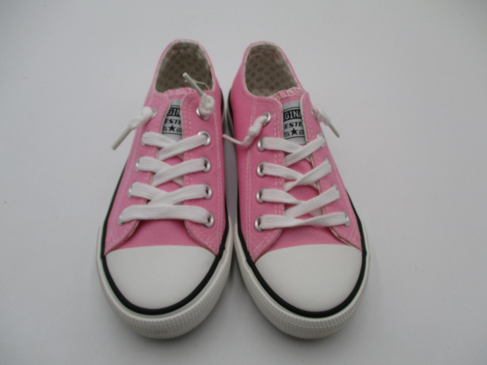 Weestep Originals Shoes Kids Size 13 Pink Canvas Low Top Lace Up Sneakers2