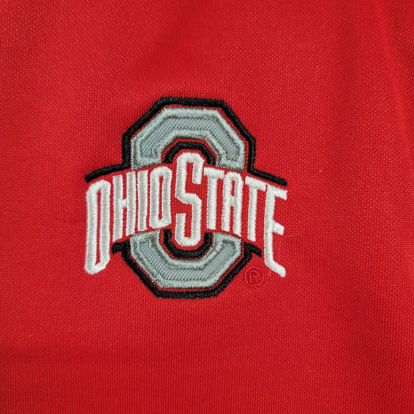 Ohio State Buckeyes Colosseum Red Quarter Zip Hoodie Men’s Medium Preowned