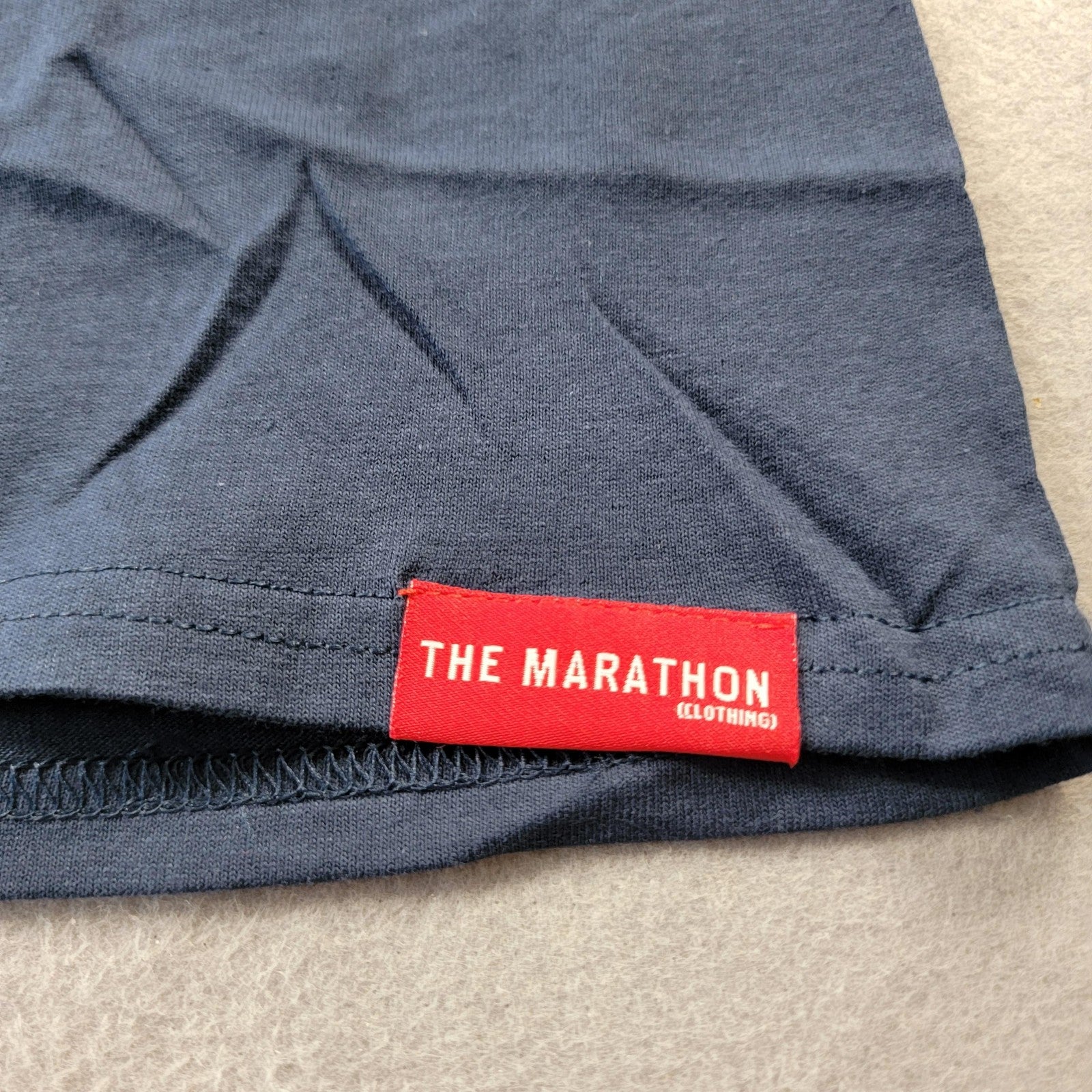 The Marathon Clothing Crenshaw Shirt Mens Small Blue Graphic Tee TShirt Cotton5