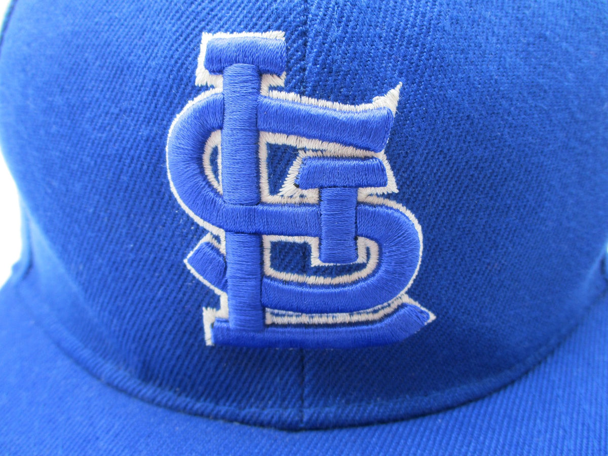 St. Louis Cardinals Hat Cap Snap Back One Size Blue MLB Baseball Mens Leader1