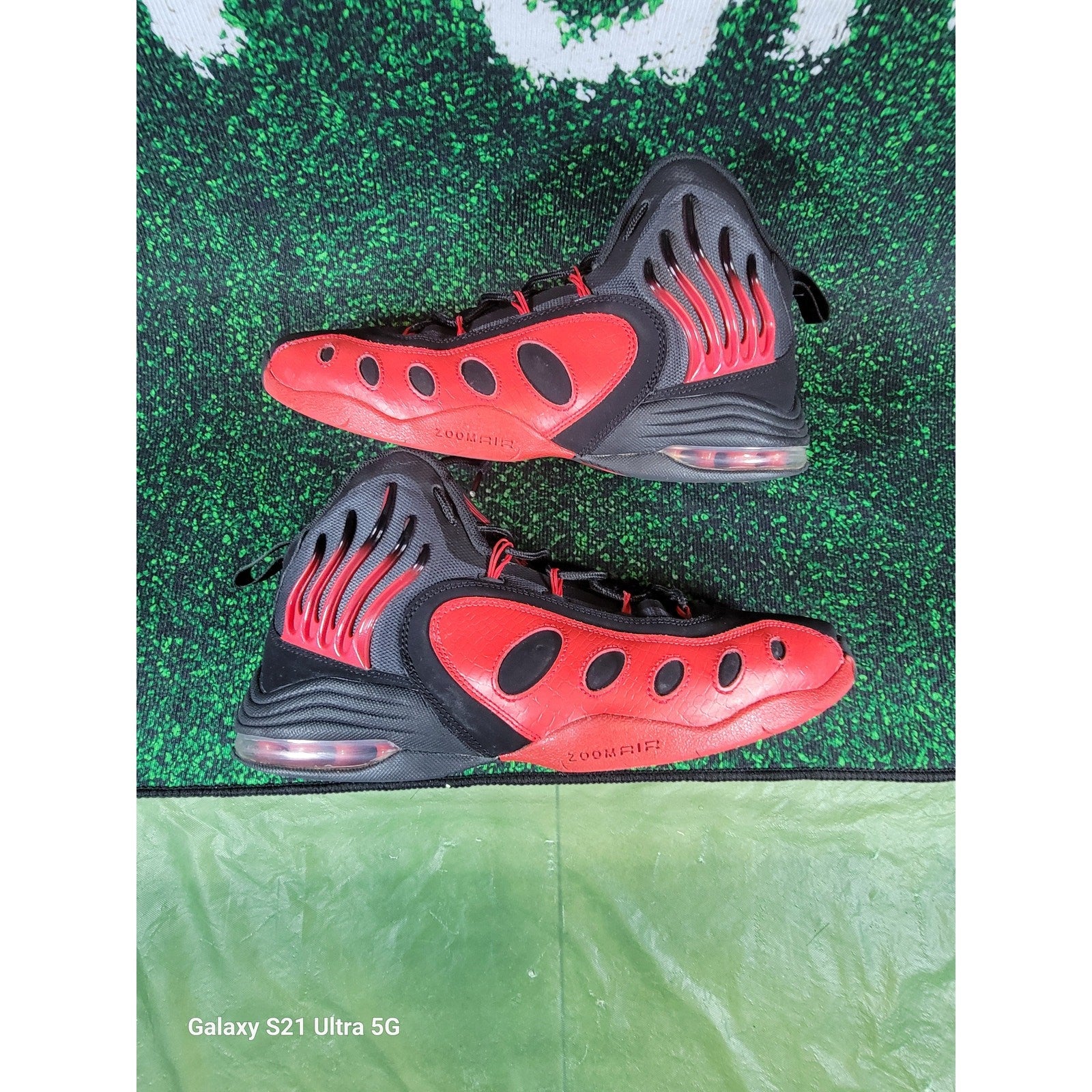 Nike Sonic Flight Black University Red Size 12 6413330023