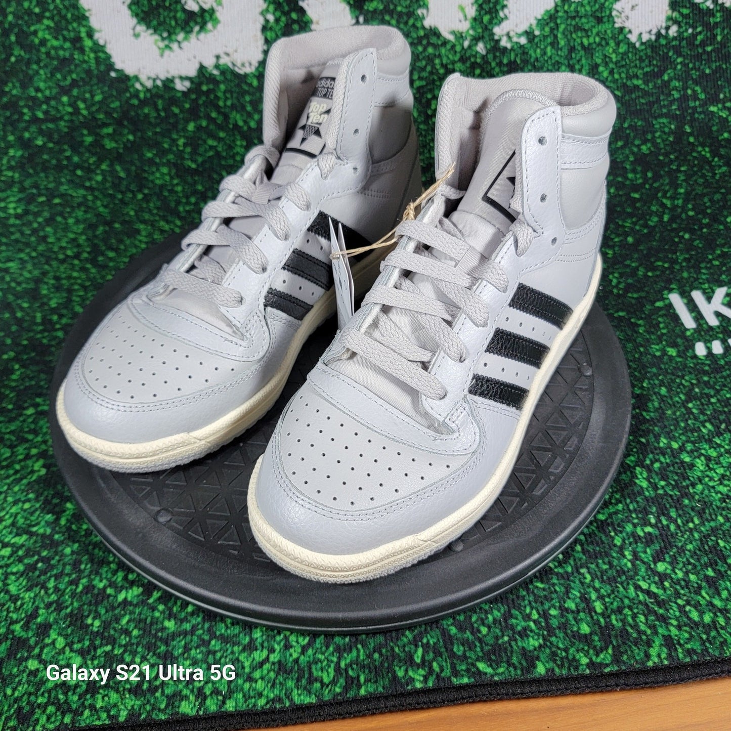 Adidas Top Ten RB 'Grey Core Black' Mens Size 5 GV66330