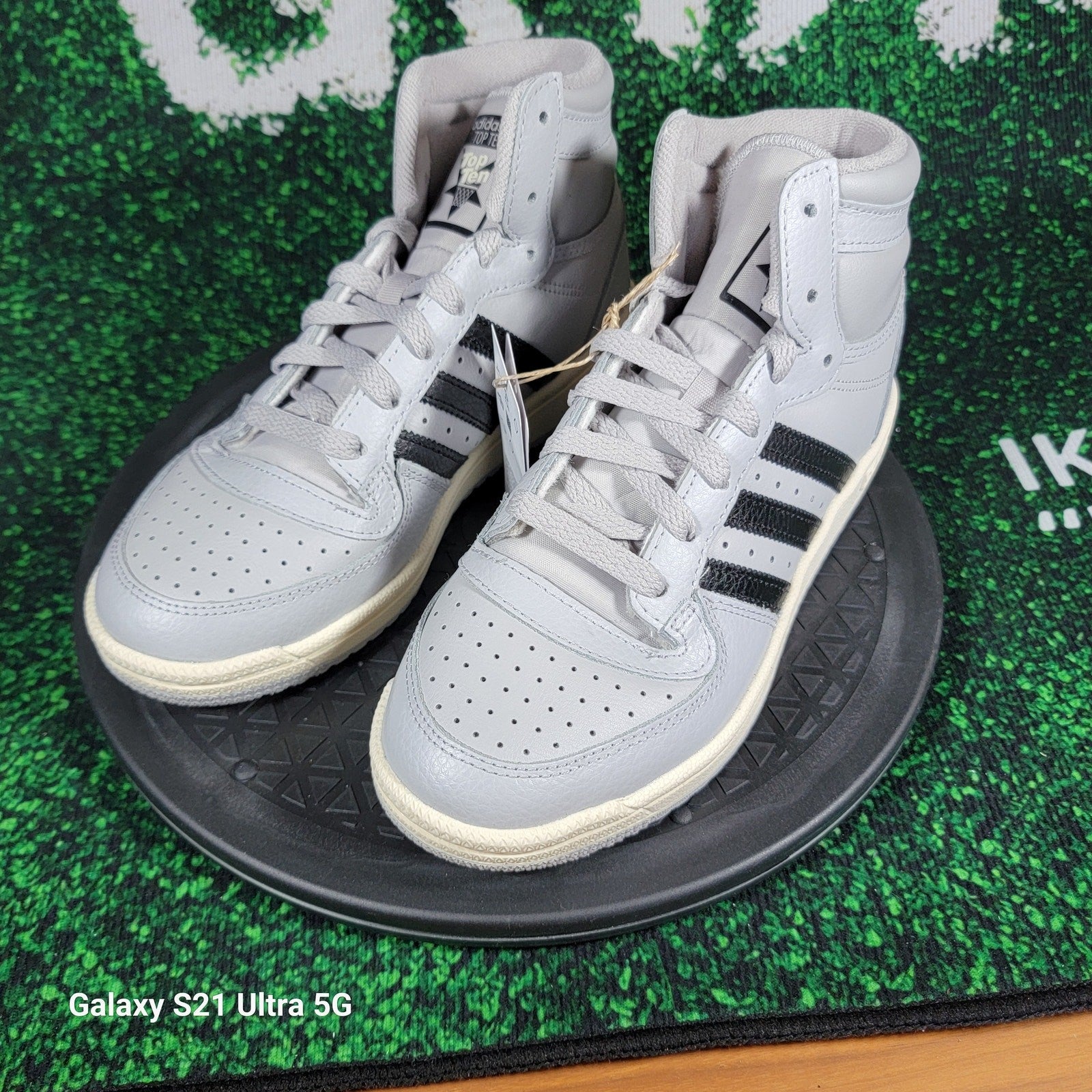 Adidas Top Ten RB 'Grey Core Black' Mens Size 5 GV66330