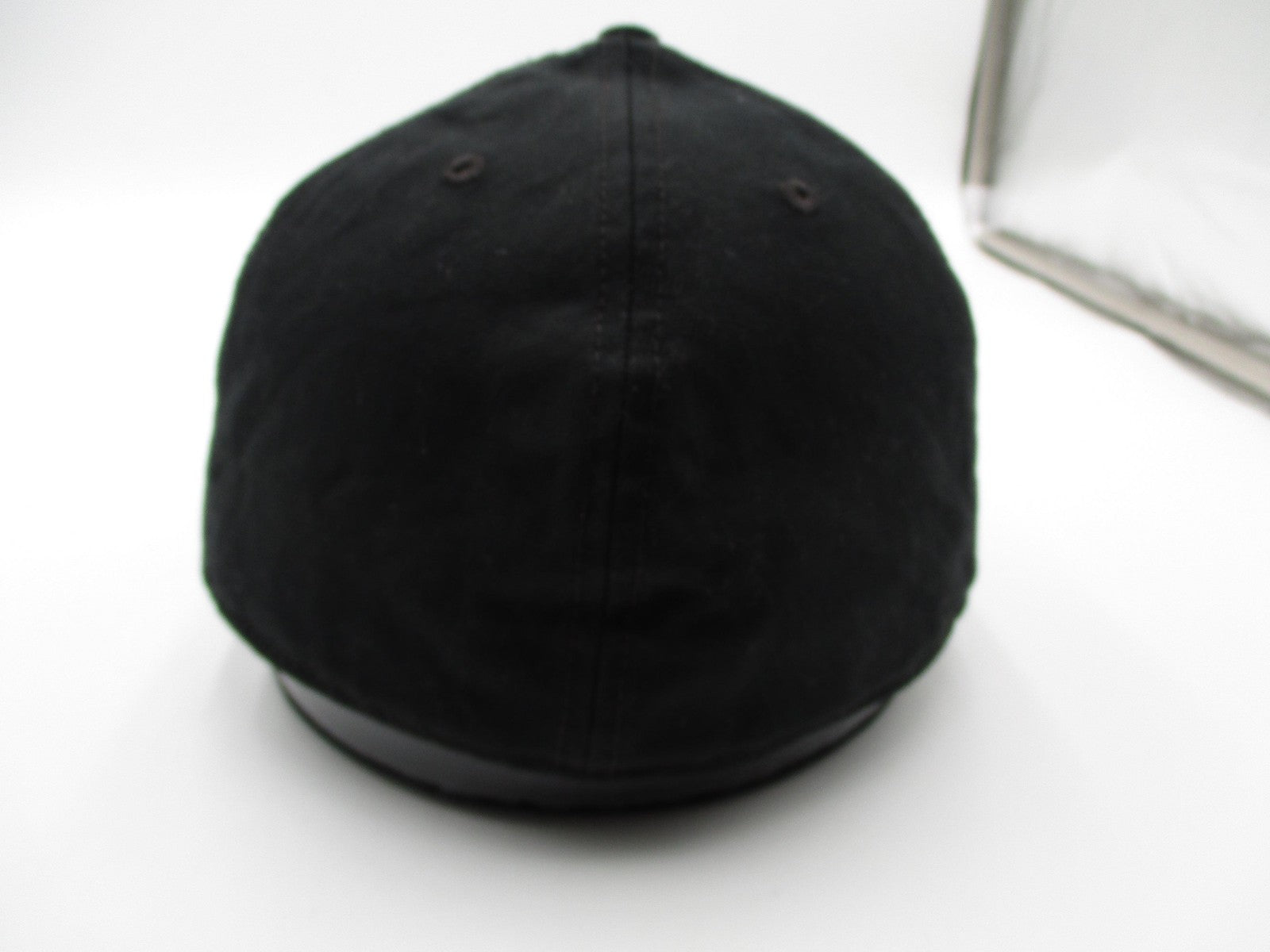 New Era DC Shoes Hat Cap Fitted Mens 7 3/8 Black 59FIFTY Skateboard Distressed3