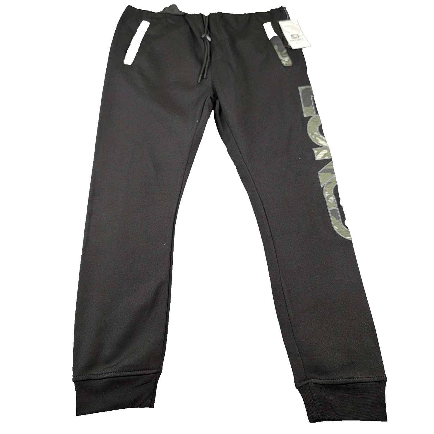Ecko Unltd Pants Mens Medium Joggers 2 pr Bundle Black Gray Marled Camo New 9061
