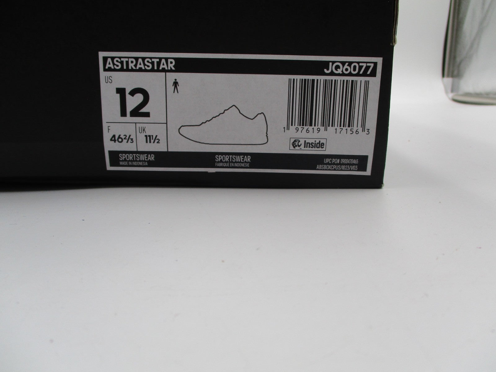 Adidas Astrastar Cloudfoam Black Gray Orange Men’s Sz 12 JQ607715