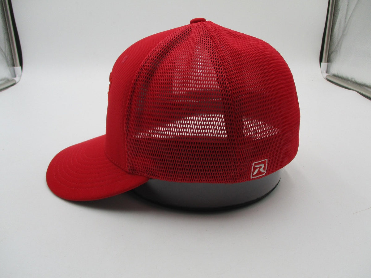 Richardson Hat Cap Fitted Men S/M Red Cincinatti Spring Training Trucker PTS 20M4