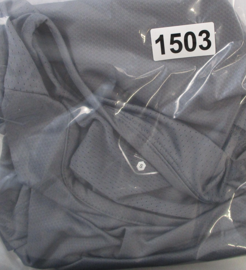 ASICS Mixed Media Tank Top Mens Small Gray Reflective Running ACTV3234MS5 15039