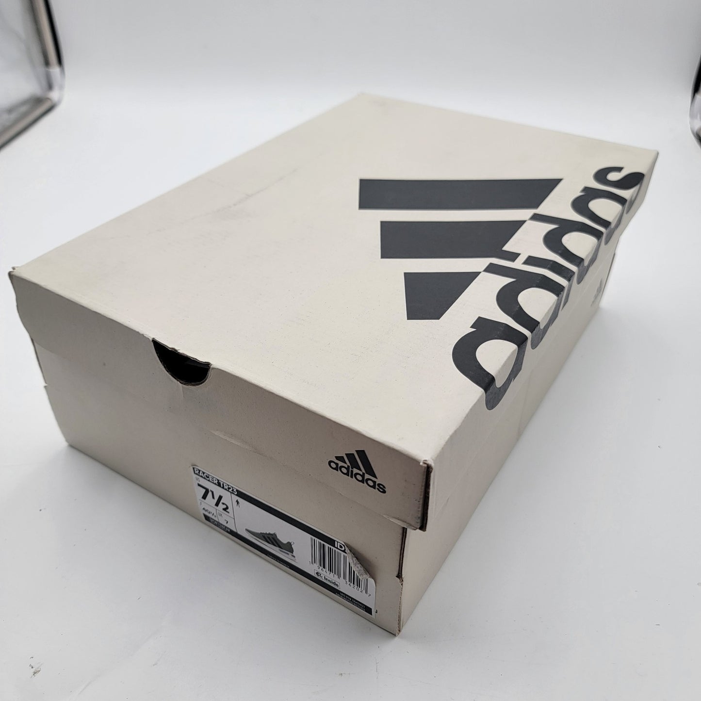 Adidas Men's Racer TR23 Running Sneakers | Grey/Black/Blue | Size: 7.5 M8