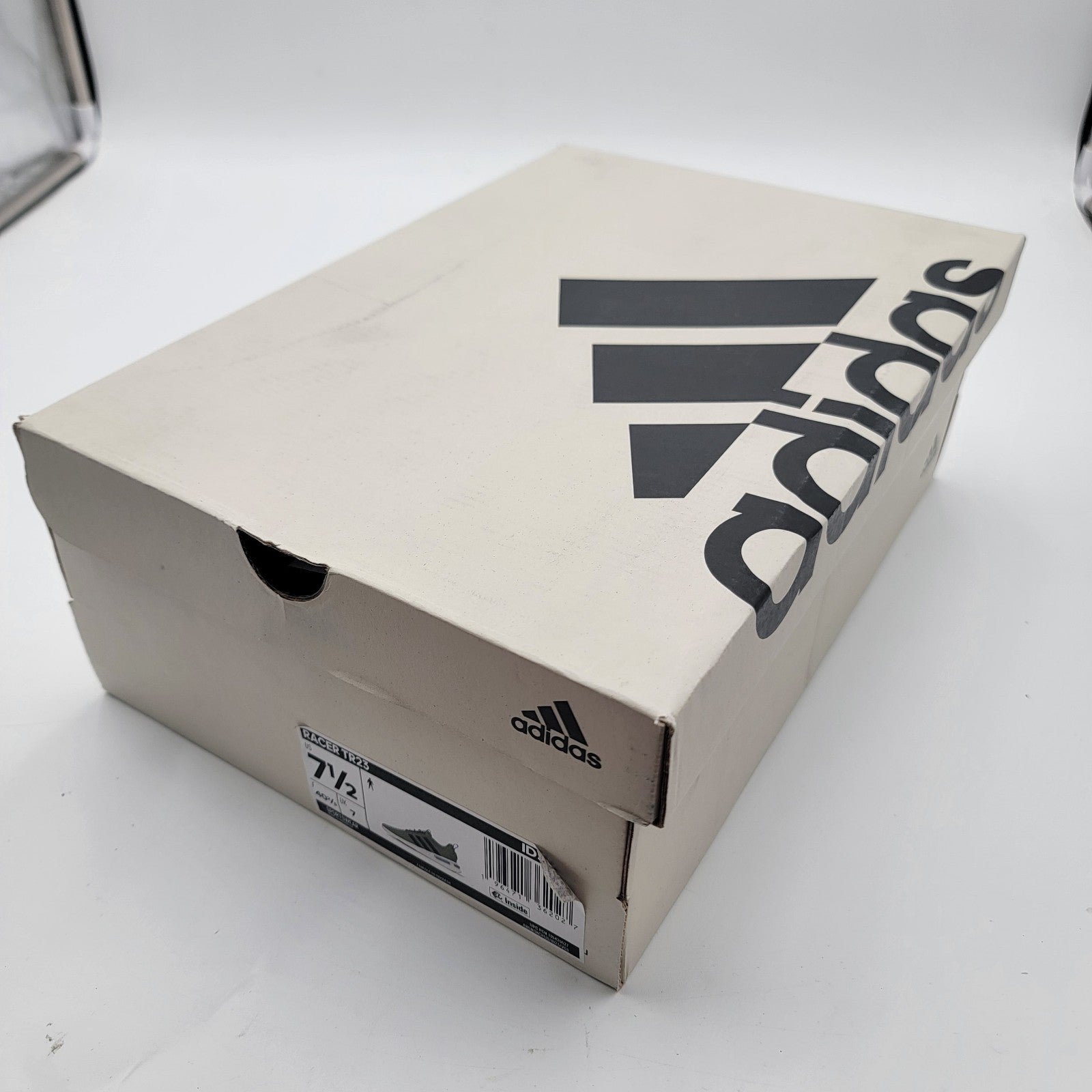 Adidas Men's Racer TR23 Running Sneakers | Grey/Black/Blue | Size: 7.5 M8