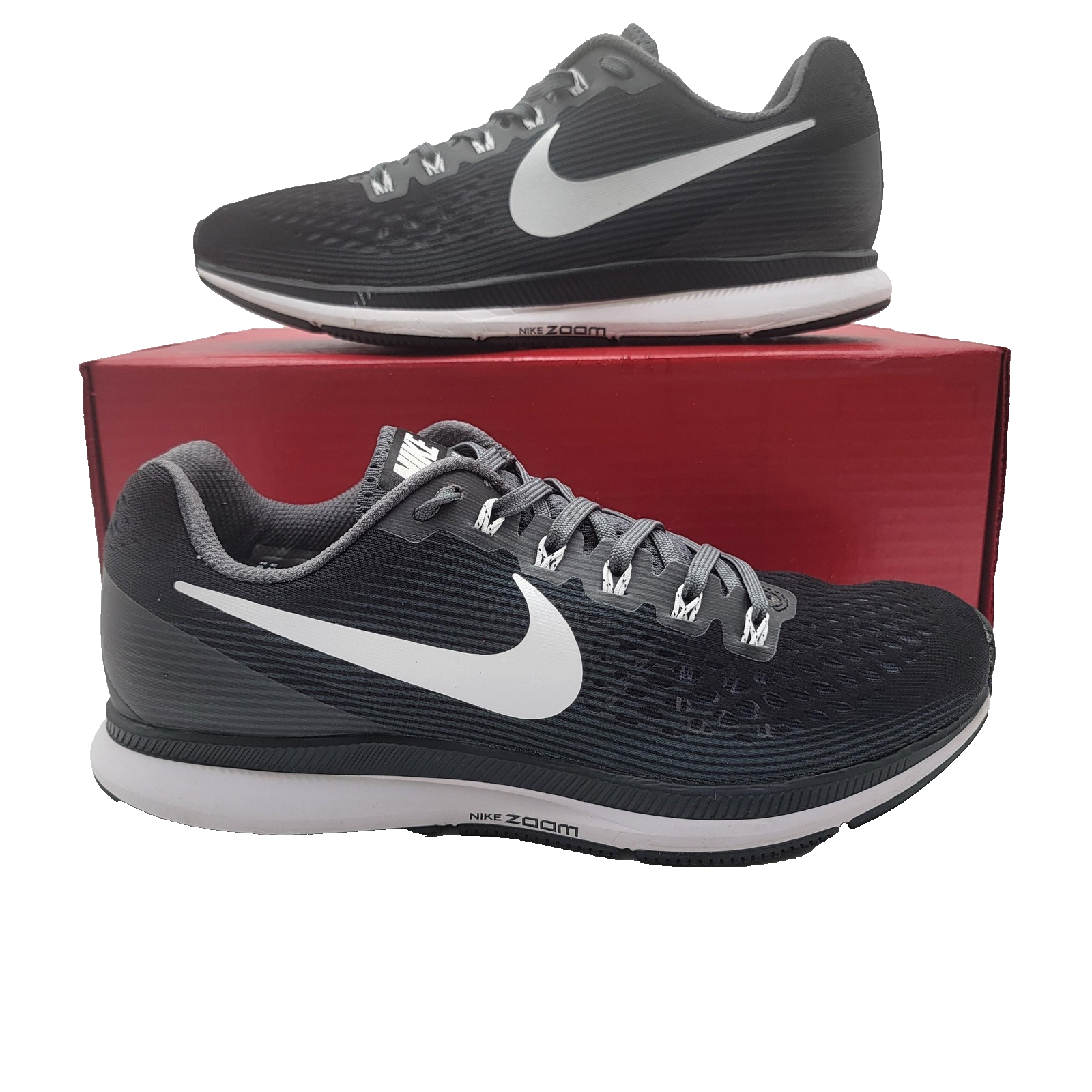 Nike Zoom Pegasus 33 Mens Size 9.5 Black White Running Athletic 887017001