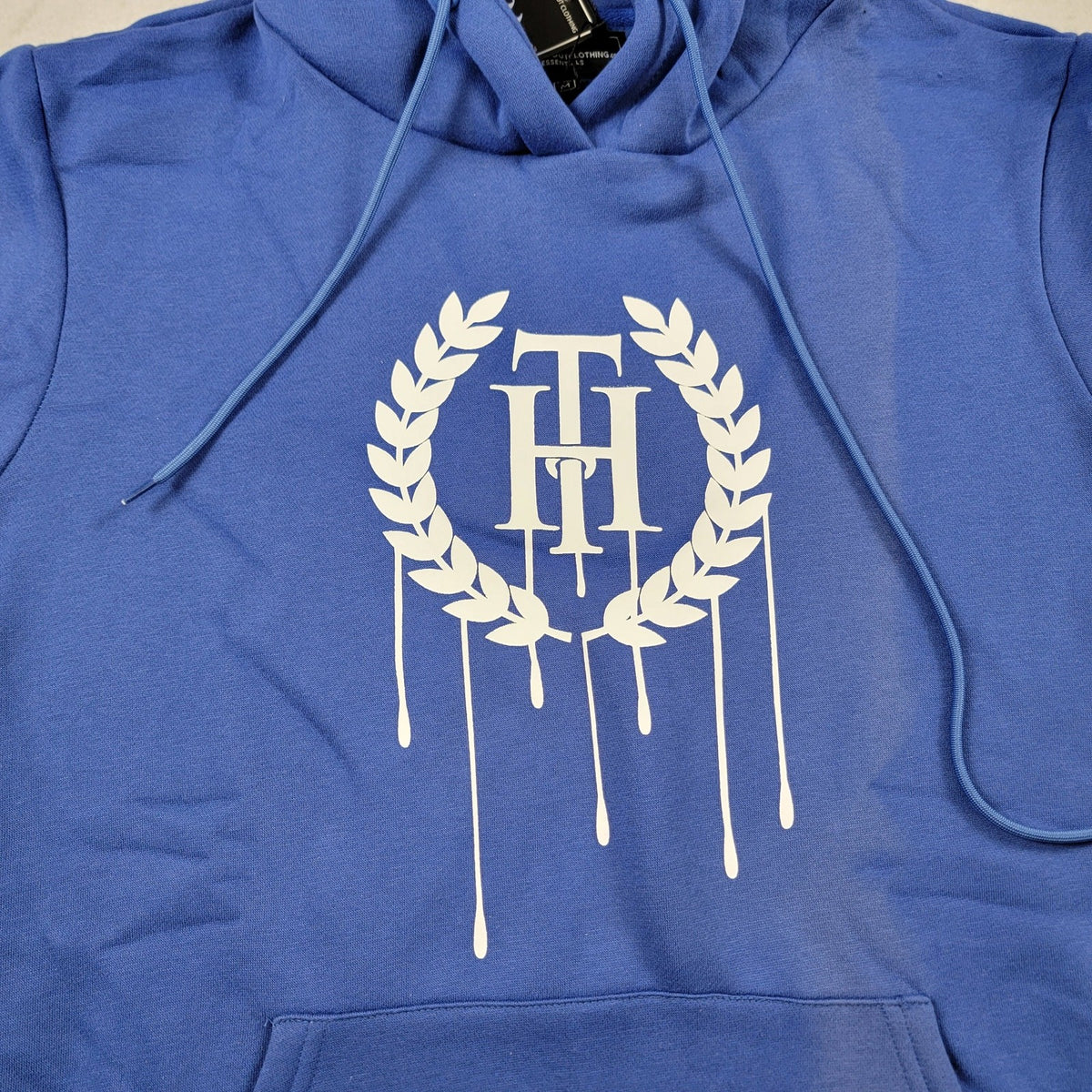 The Hideout Clothing THC Essentials Hoodie Size Medium Blue NWT1