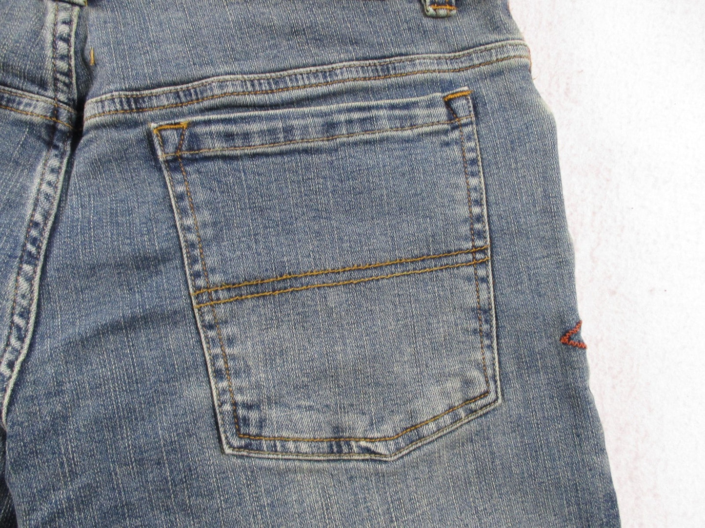 PrAna Axiom Jeans Mens 32x32 Blue Antique Stone Wash Straight Stretch Denim14
