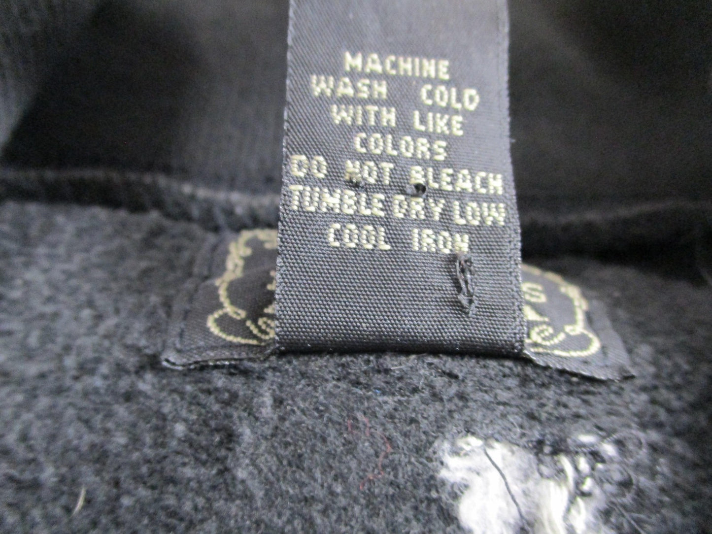 Lucky Brand Sweatshirt Womens XS Black Himalayas Katmandu Lotus Full Zip Fleece4