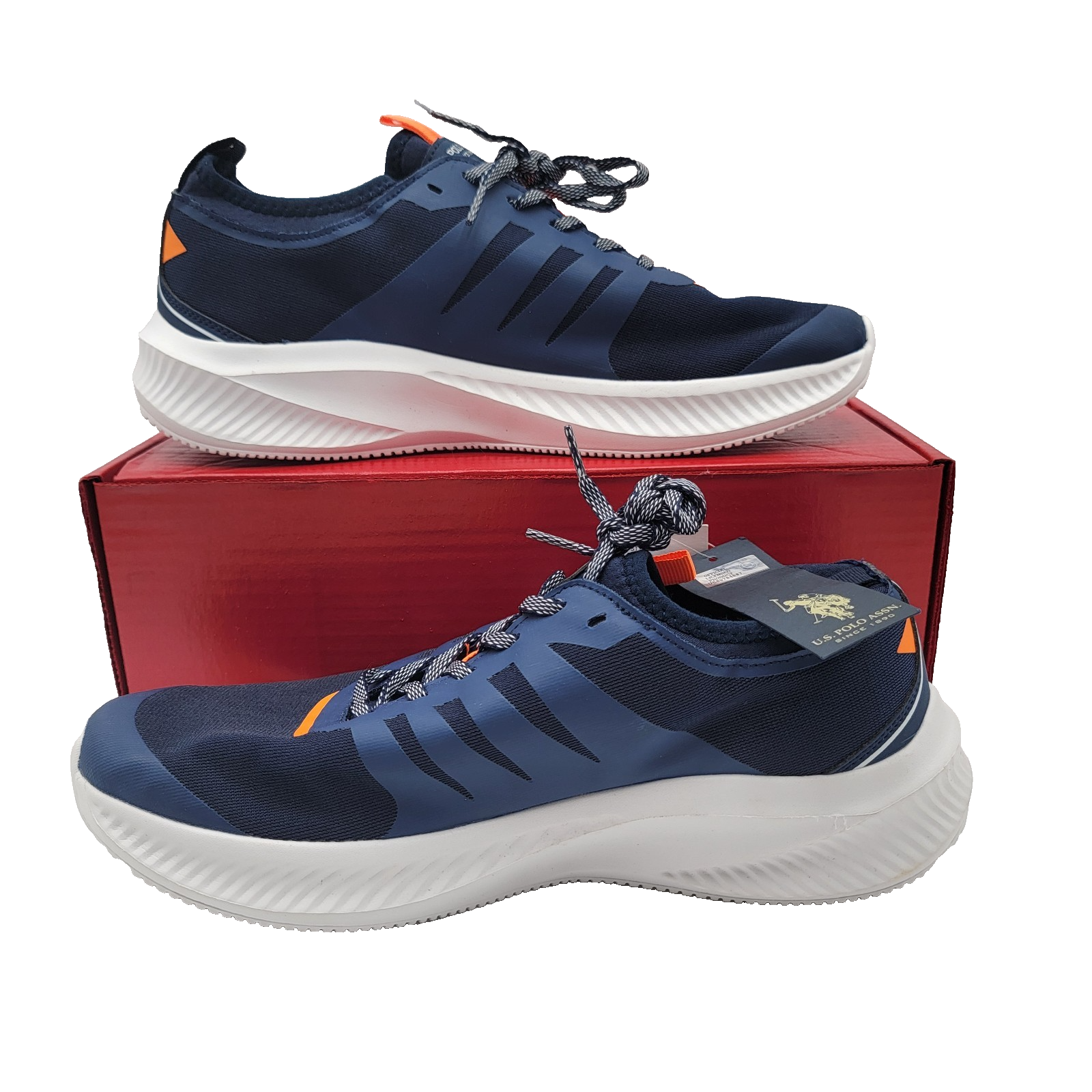 US Polo Assn Speed Men's Athletic Sneakers Dark Navy Blue Size 111