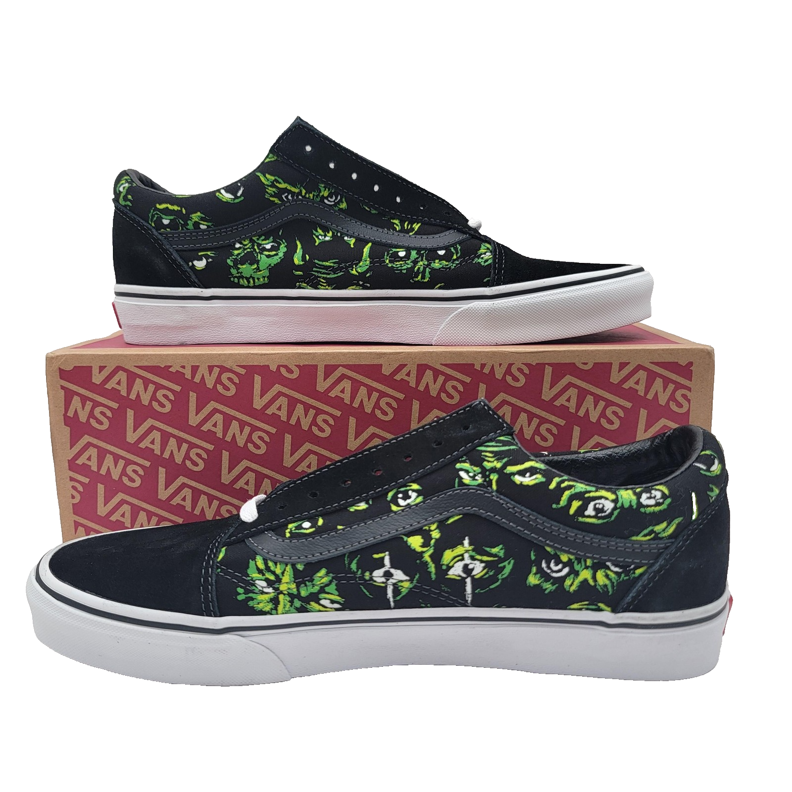 Vans Old Skool Shoes Mens Size 11 Eyes In The Dark Glow In The Dark VN0A4BW2BML1