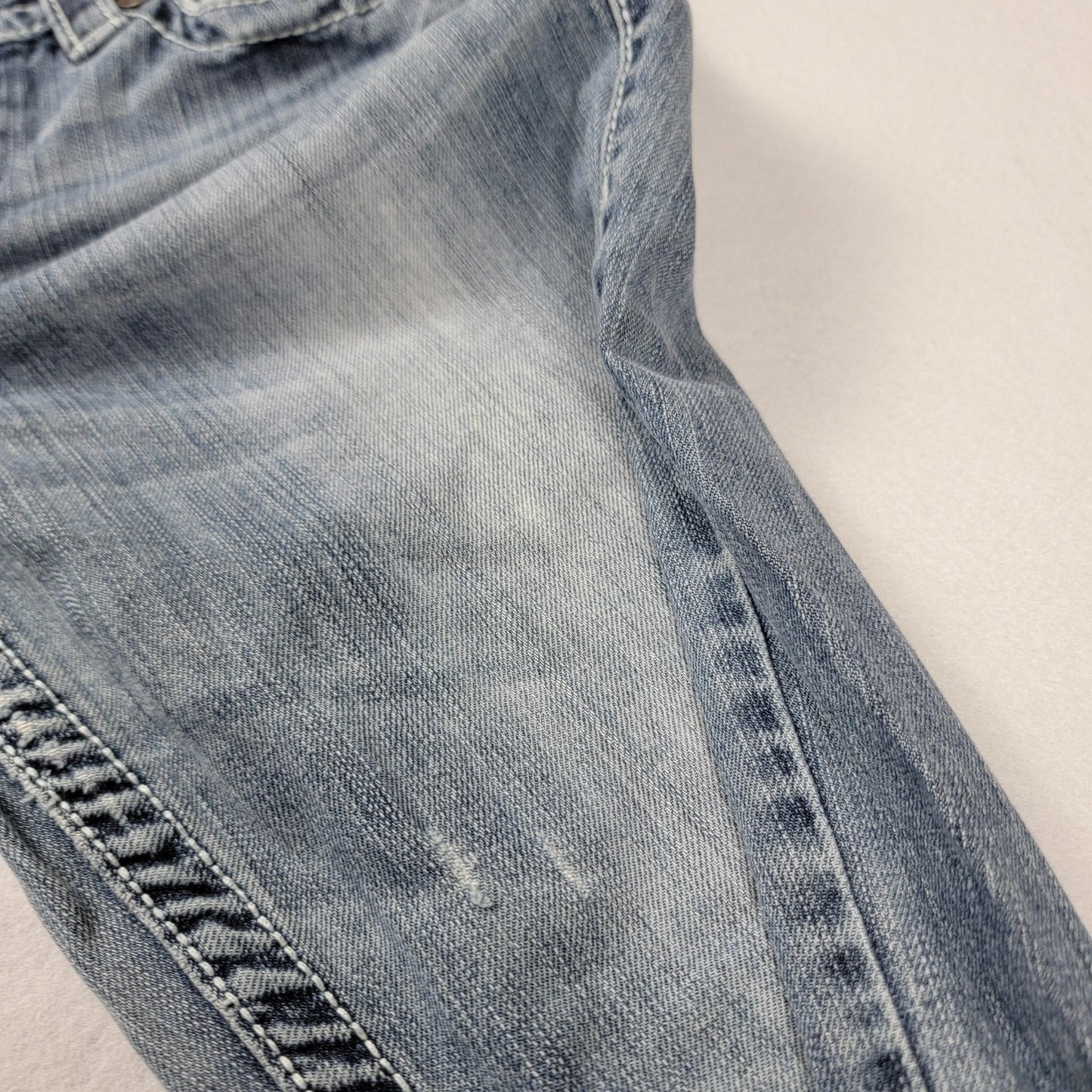 HarleyDavidson Jeans Womens 8 Blue Bootcut Distressed Denim Biker Pants