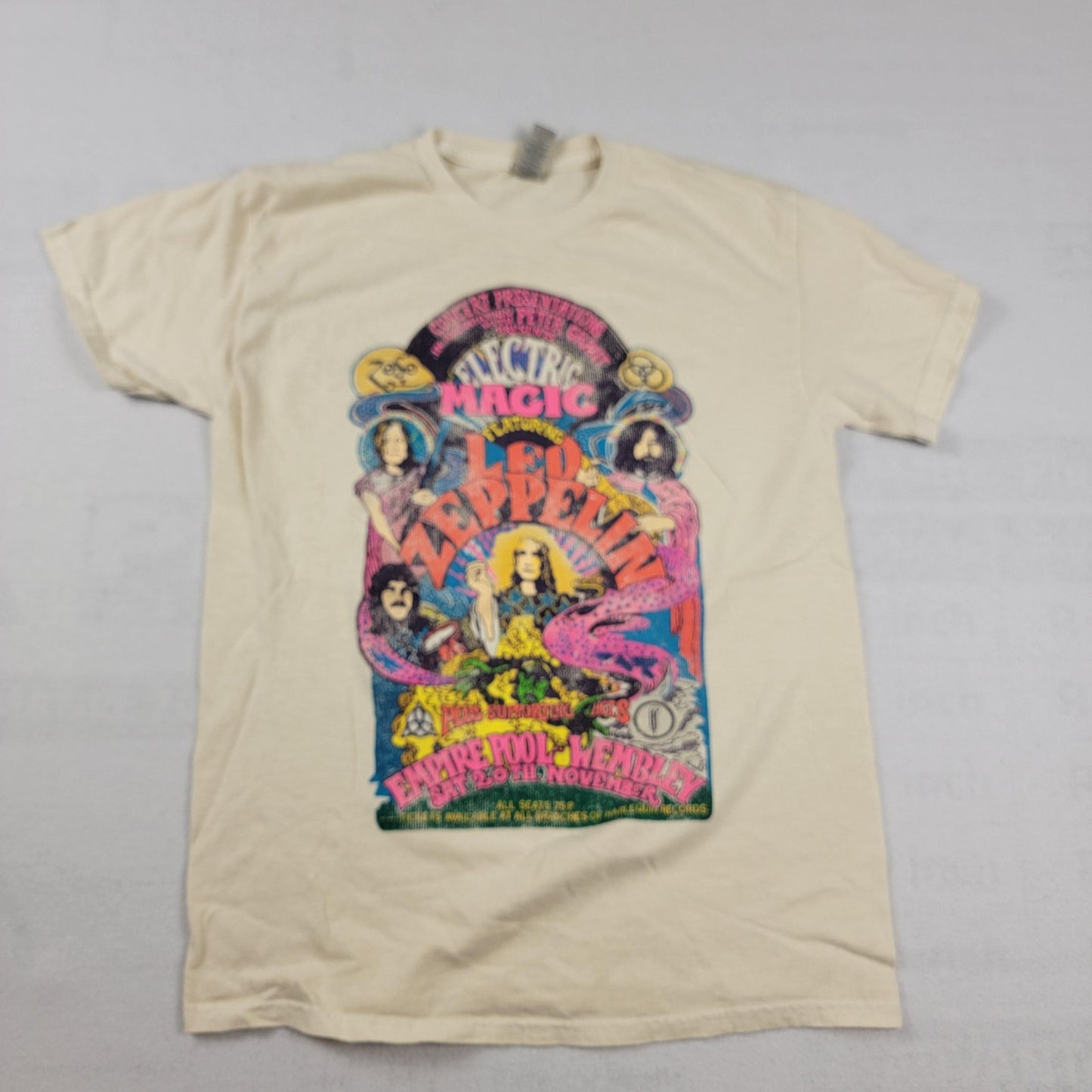 2 Pack Bundle Trippy Mens Medium Shirts Led Zeppelin & Trippie Redd
