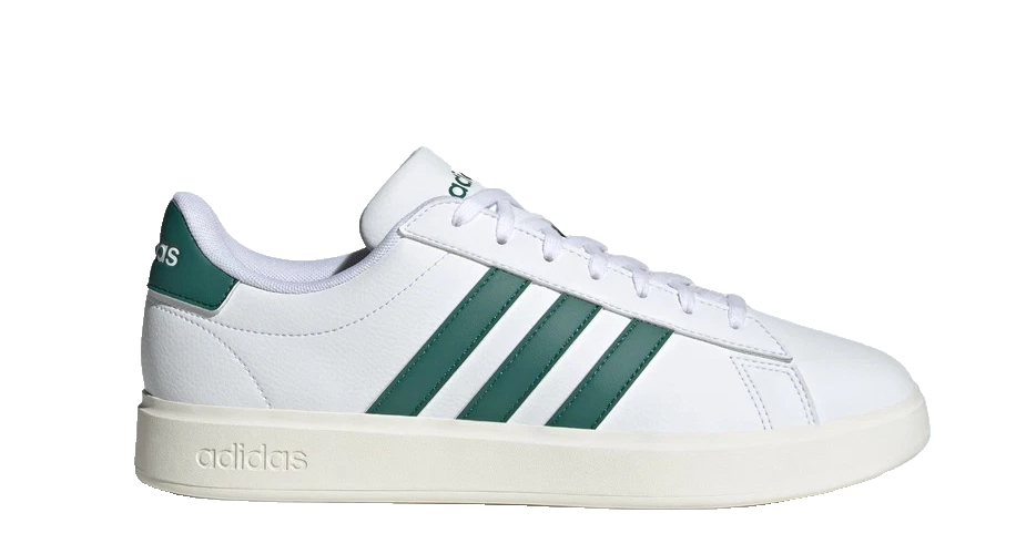 Adidas Grand Court 2.0 JR2224 White Collegiate Green Men Sz 11.5 NIB Sneaker1