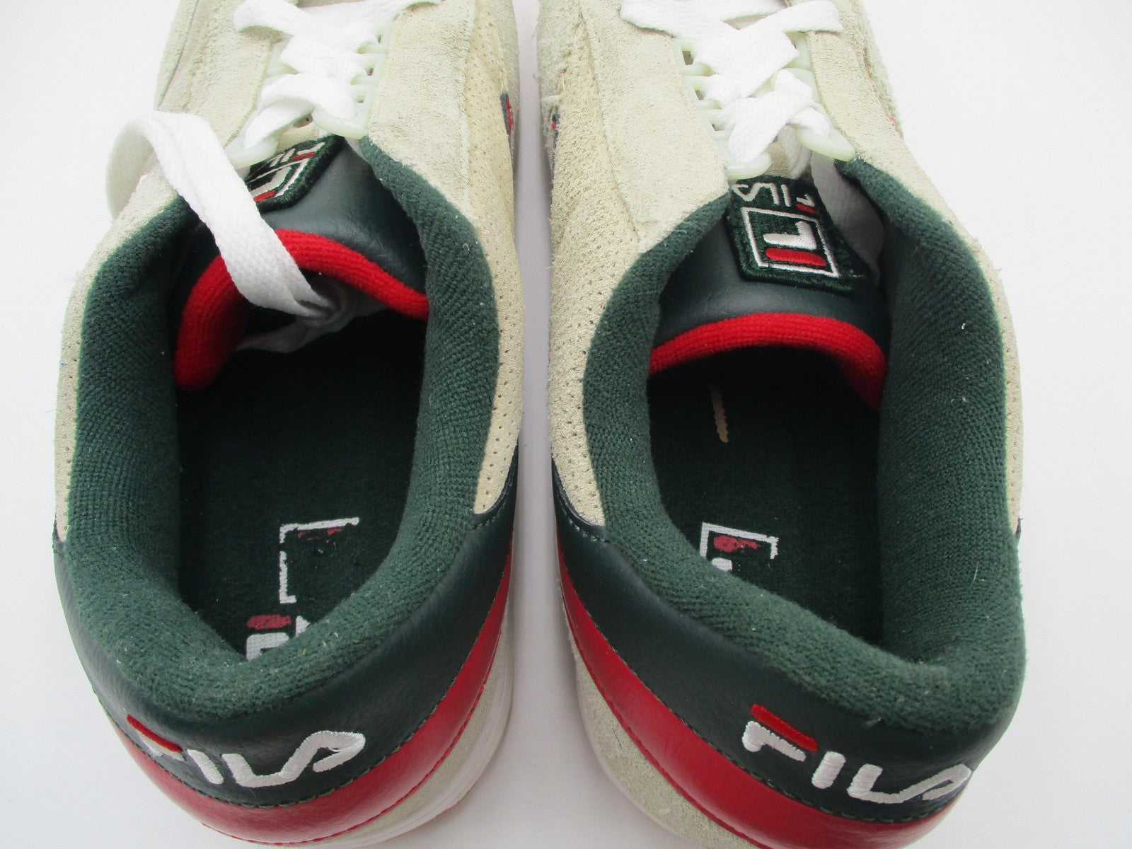Fila Original Fitness Mens Sz 10.5 Beige Leather LoTop Sneaker 1TM00030898 1Q414