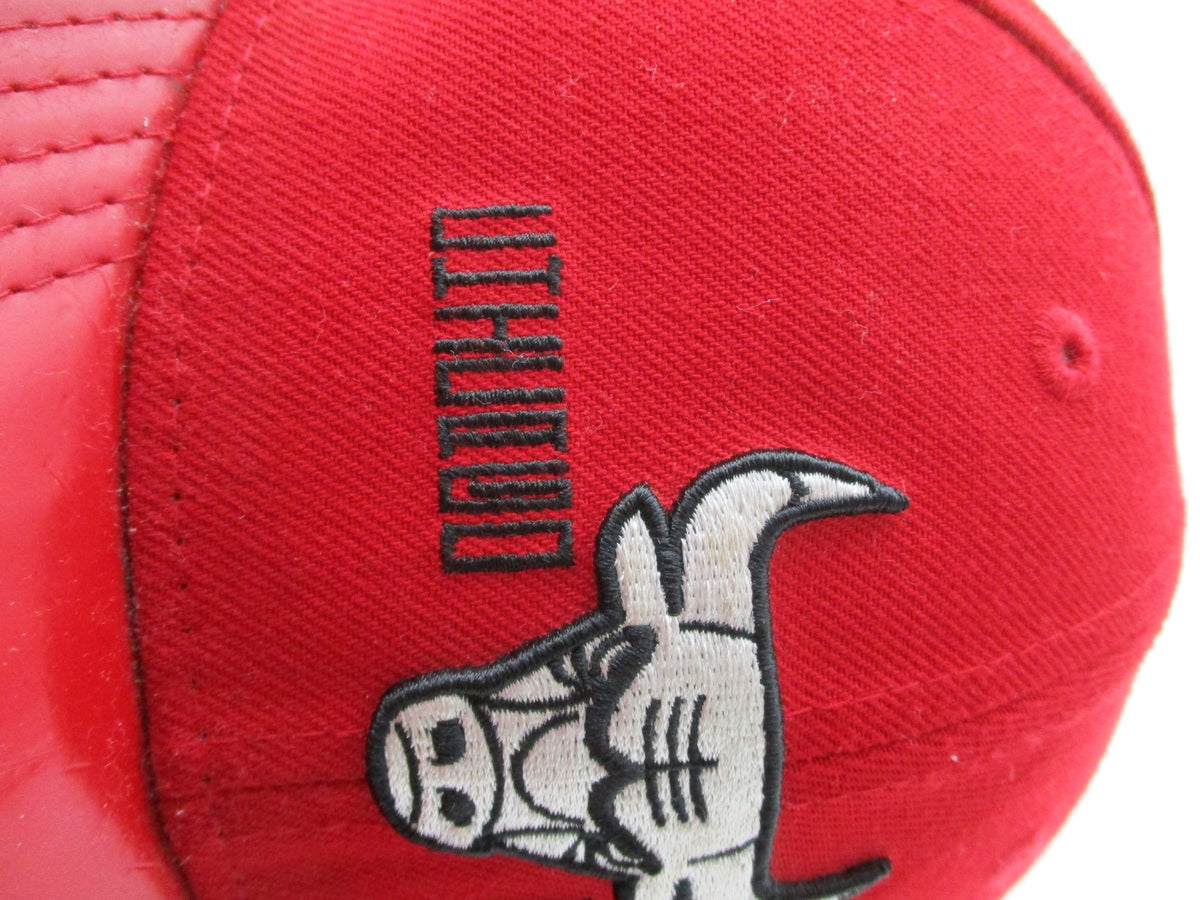Chicago Bulls Hat Cap Strap Back One Size Red NBA Basketball Mens New Era11