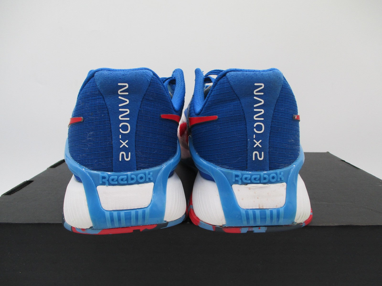 Reebok Nano X2 Shoes Womens Size 9 White Blue Red Training Sneakers GY2288 (1H3)8