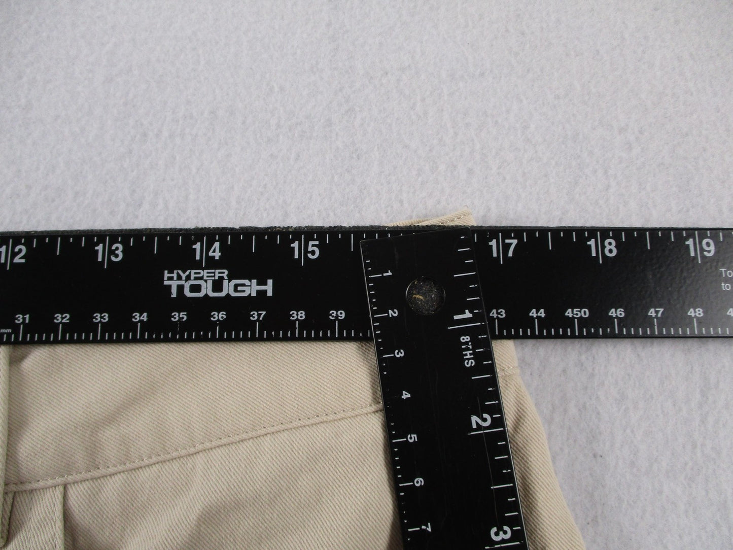 Hard Goods Sample Shorts Men Medium Beige Skull Crossbones Graffiti Chino Canvas10
