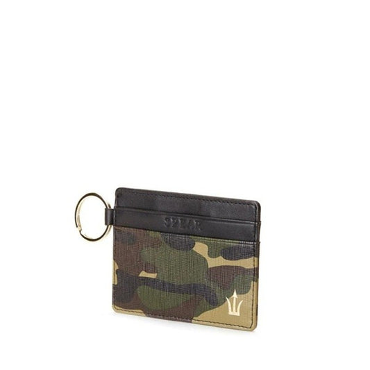 Spear Consul Camouflage Card Holder with Gold Ring0
