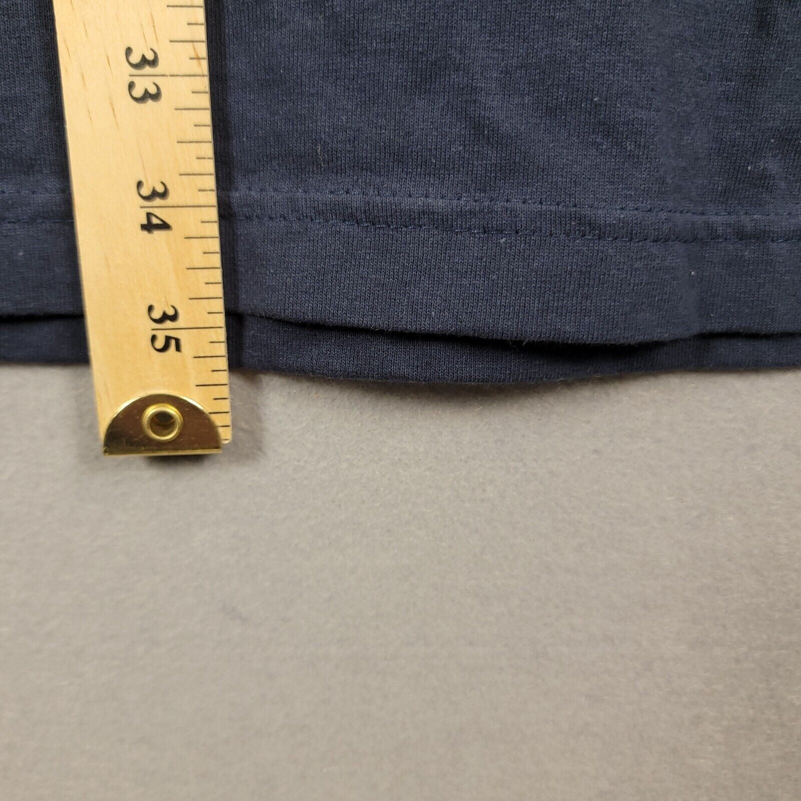 CARHARTT Men's TShirt 4XL Navy Loose Fit Henley Pockets Cotton TK0084M
