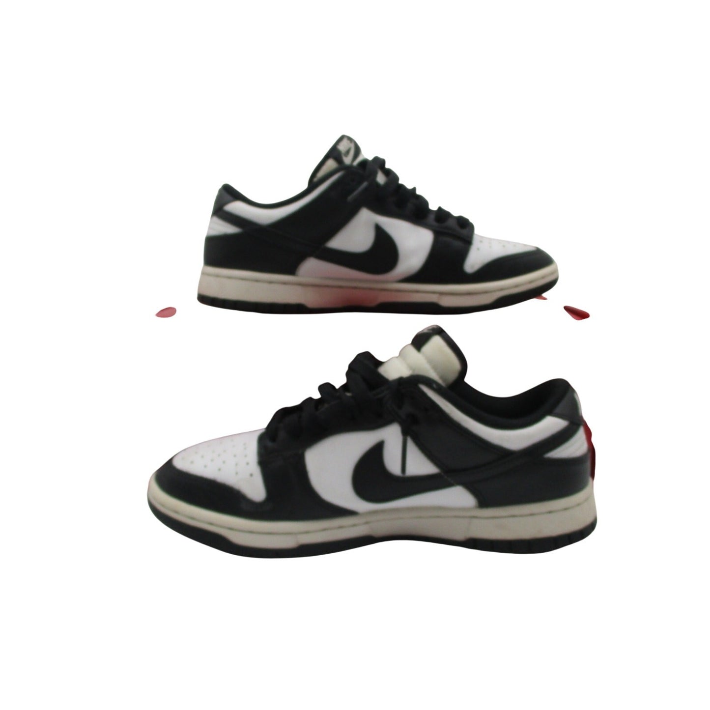 Nike Dunk Low Panda DD1503-101 Black White Women's Sz 9 Used 1J22