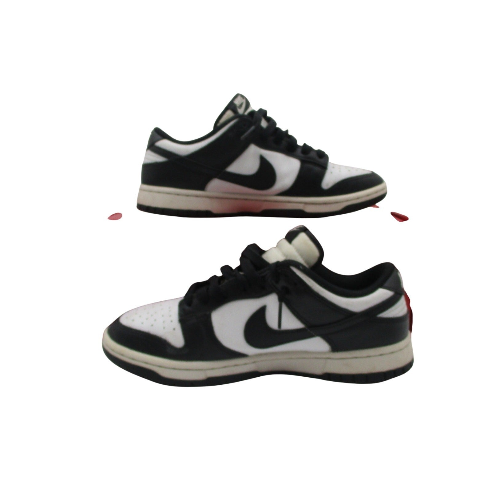 Nike Dunk Low Panda DD1503-101 Black White Women's Sz 9 Used 1J22