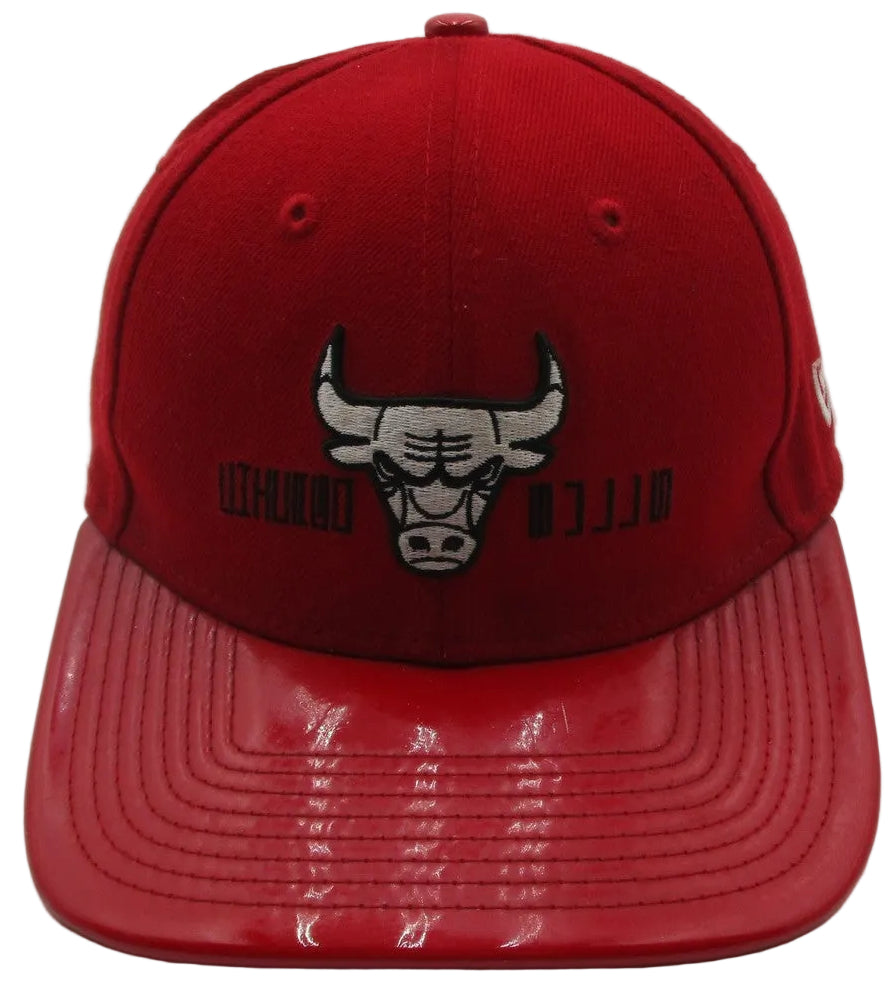 Chicago Bulls Hat Cap Strap Back One Size Red NBA Basketball Mens New Era0