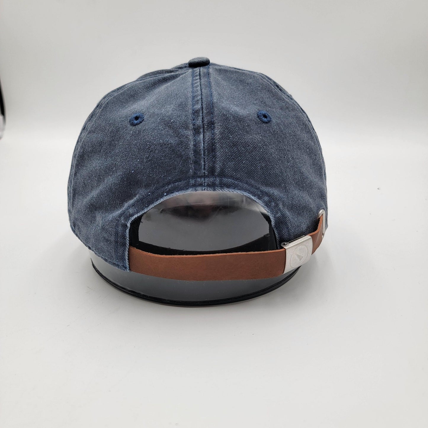 UpWest Hat Cap Strap Back Blue Denim Embroidered Mens One Size Casual Classic3