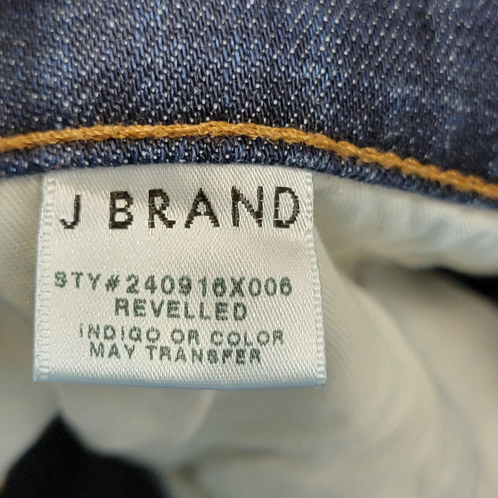 J Brand Jeans Mens 32 Blue Kane Slim Straight Stretch Indigo Denim Made USA 11842