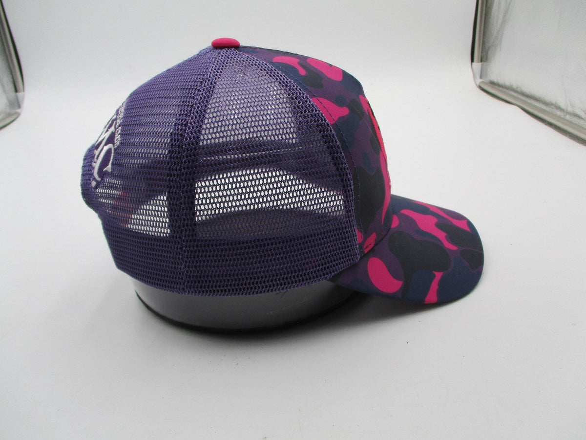 Betty Boop Headgear Classics Hat Cap Snap Back Adjustable Womens Purple Camo5