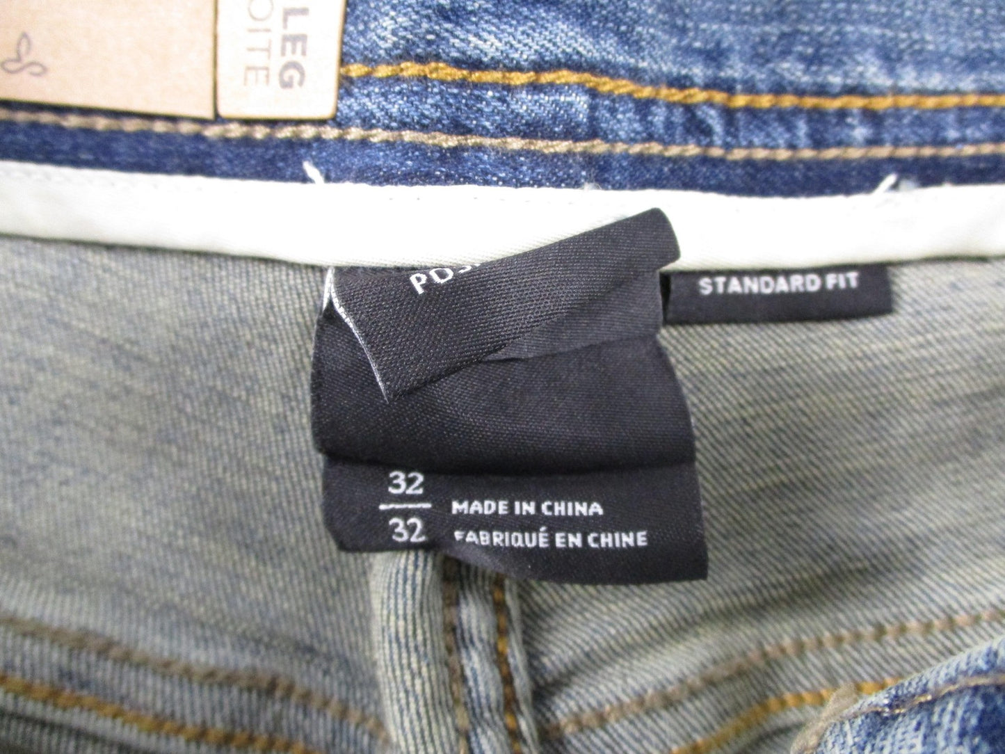 PrAna Axiom Jeans Mens 32x32 Blue Antique Stone Wash Straight Stretch Denim8