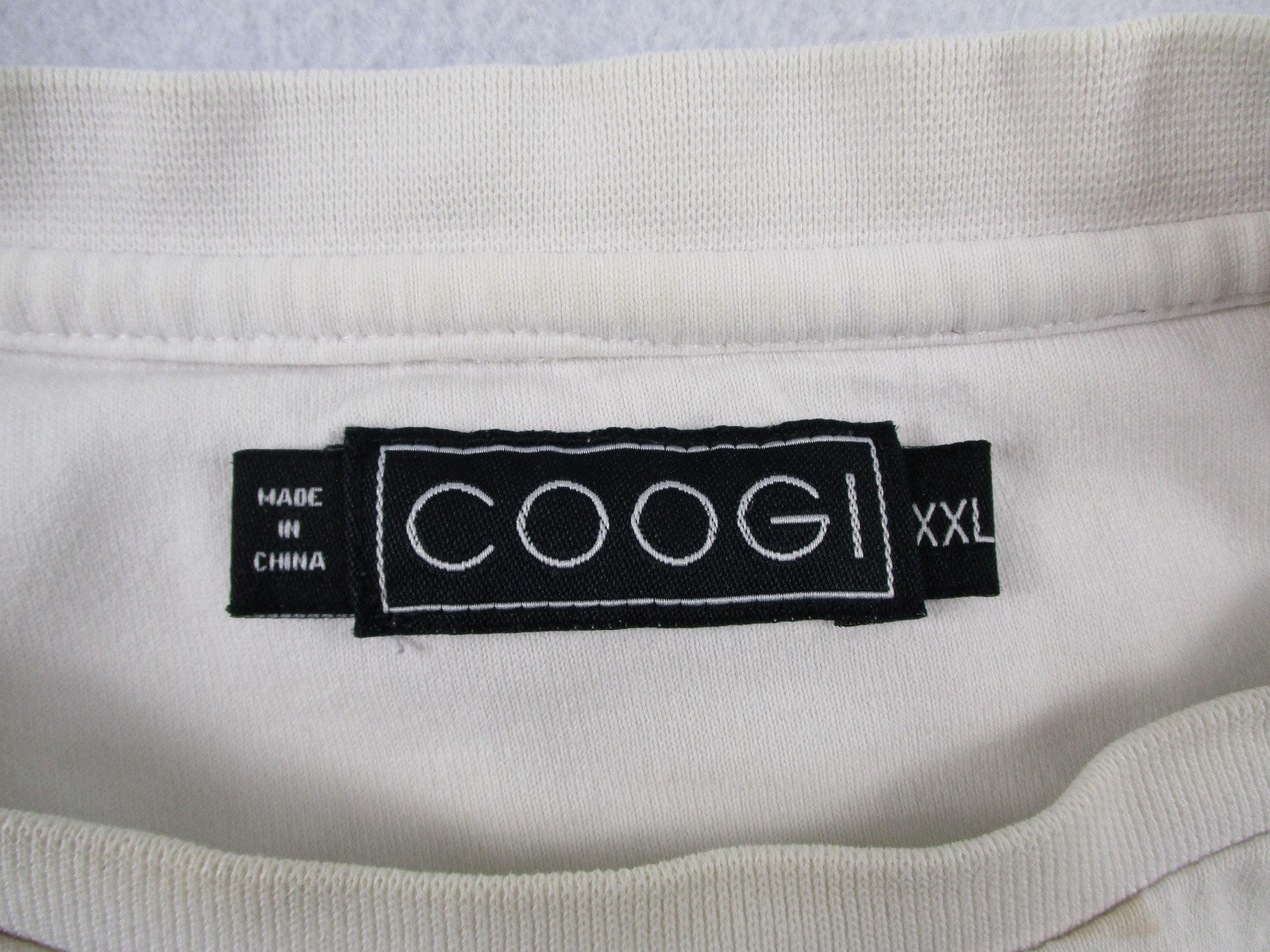 COOGI Shirt Mens 2XL White C69 Australia Logo Graphic Tee Streetwear Casual7
