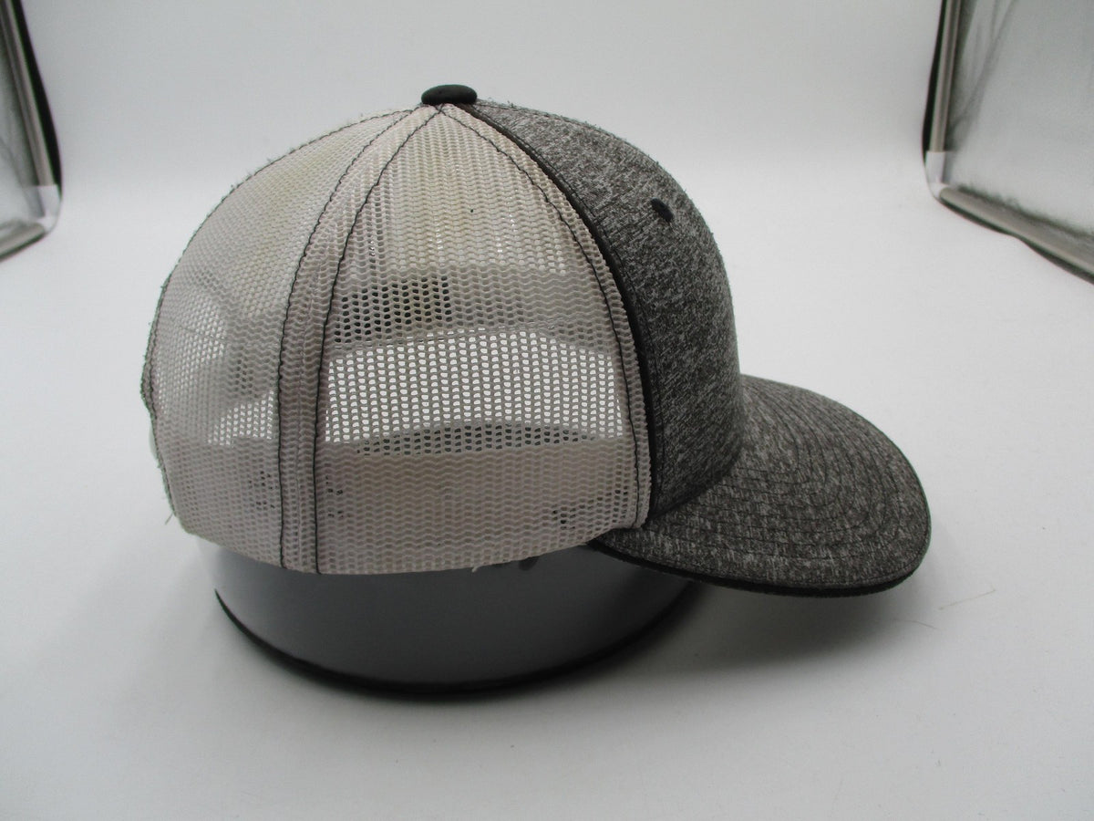 Ariat Hat Cap Snap Back Mens One Size Gray White Trucker Mesh Embroidered7