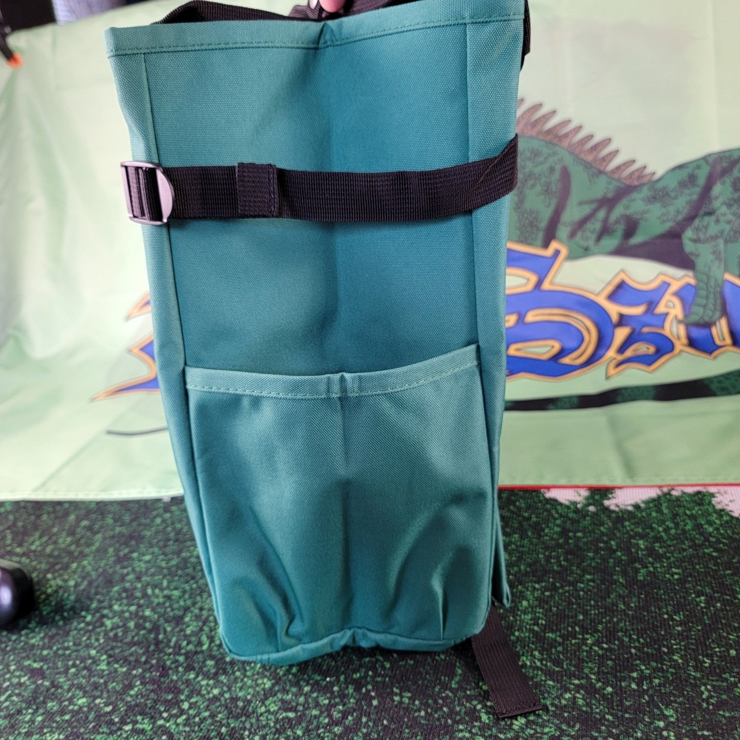McNairy & Co B’NESS Roll Top Backpack Kelly Green Canvas Bag NWT $1984