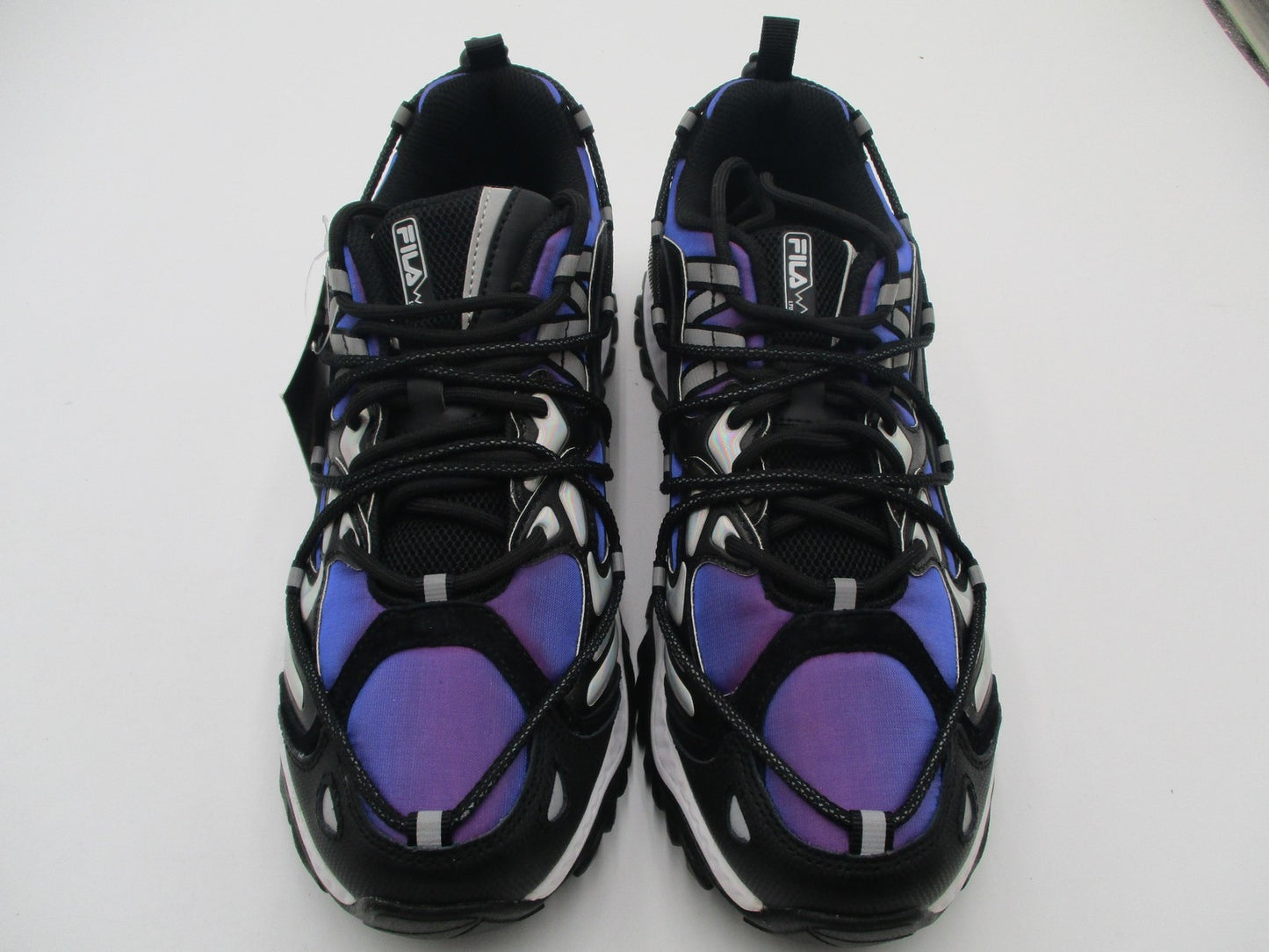Fila Explore Energized Shoes Mens Size 8.5 Black Purple Trail Sneakers (1B8)5