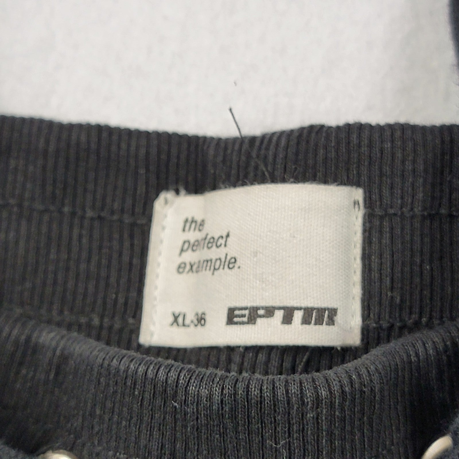 EPTM Black Sweatpants Men XL 36 Open Hem Straight Leg Pocket Pants Excellent11923