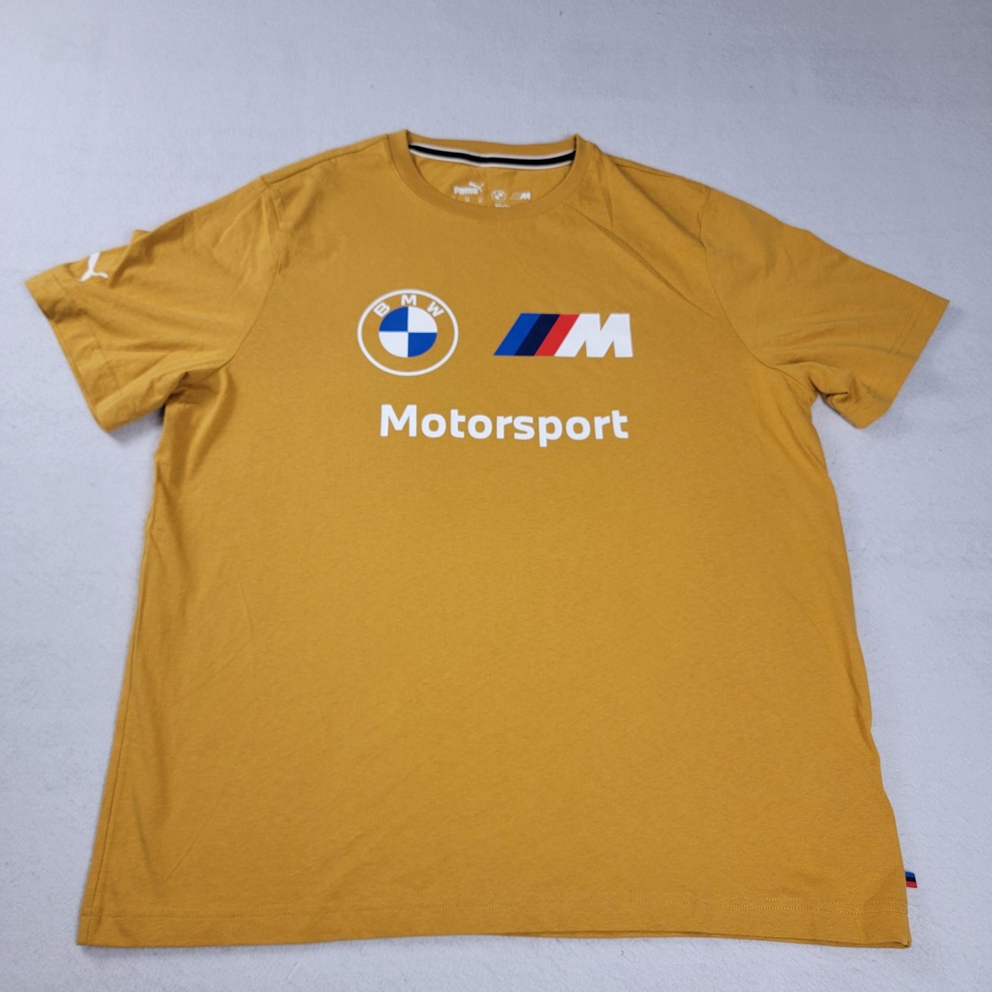 Puma x BMW Yellow + Coal Optima Blue Short sleeves 2 PK Tshirt Bundle